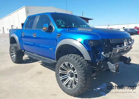 2014 Ford F-150 Svt Raptor z USA, uszkodzony, nr VIN 1FTFW1R68EFC93673